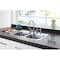 Gourmetier GKTD33227 Drop-in Double Bowl Kitchen Sink, Brushed GKTD33227 - alternate 6